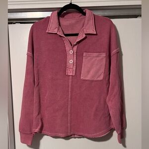 Amazon Women's Long Sleeve Pink Top